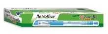 Gelové pero "Handle", červená, s uzávěrem, FLEXOFFICE (1)