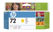 HP 72, C9373A, žlutá, inkoustová náplň, originál (1)
