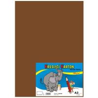 kreslící karton hnědý  A2 180gr. 1 list
