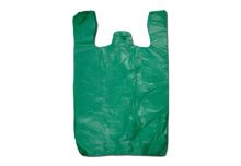 Mikroténová taška 10 kg zelená 30+14x50 cm, 100 ks