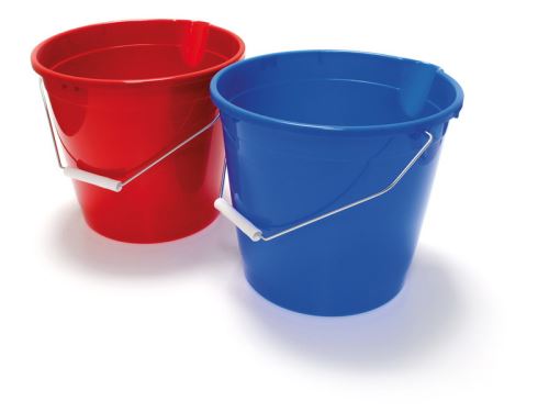 Vědro PVC 10l s výlevkou plast, kovové ucho