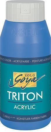 Akrylová barva "TRITON SOLO GOYA", primární modrá, 750 ml, KREUL