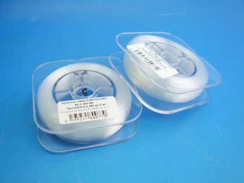 Vlasec nylon čirý, 0,4mm x 60m