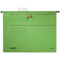 Závěsné desky Leitz ALPHA® s rychlovazačem, Zelená