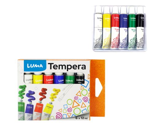 BARVY TEMPEROVÉ LUMA 6 BAREV