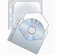 Obal na CD s euro závěsem - 10ks/bal
