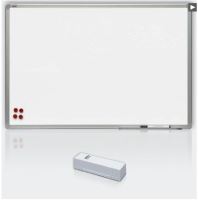Bílá magnetická tabule Premium lakovaná 120x200 cm