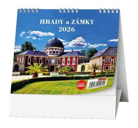 Stolní kalendář - IDEÁL - Hrady a zámky ČR