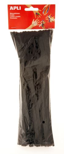 APLI modelovací drátky, 30 cm, černé - 50 ks