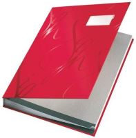 Designová podpisová kniha Leitz, Červená