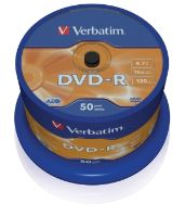 VERBATIM DVD-R(50-Pack)Spindle/General Retail/16x/4.7GB (1)