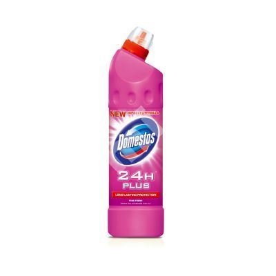 DOMESTOS 24H PLUS Pink Fresh čistič WC 750 ml.
