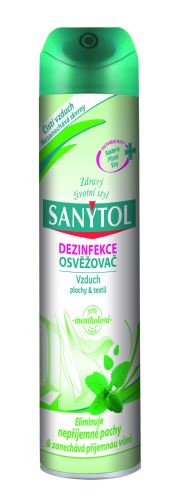 Sanytol dezinfekční osvěžovač vzduchu - mentolová vůně, 300 ml