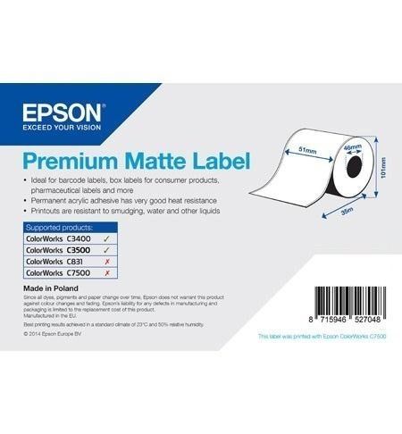 Epson PE matná role štítků C33S045545 76 mm x 29 m