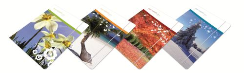 mapa 253 s gumičkou FOUR SEASONS "Motive WINTER"