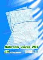 Náhradní vložka do Karis bloku A4 čtvereček 50 listů