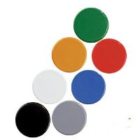 Magnet 38 mm šedý zalitý v plastu