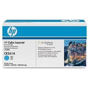 HP CE261A, azurový, originální toner