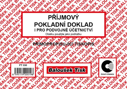 Příjmový pok.dok. i pro podvoj.účet A6 propisující