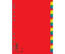 Rejstřík - rozřaďovač  A4 1-31 rejstřík barevný