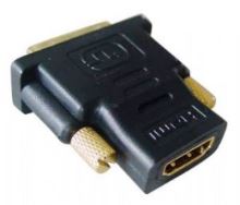Kab. redukce HDMI-DVI F/M,zlacené kontakty, černá