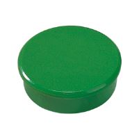 Magnet 13 mm zelený zalitý v plastu