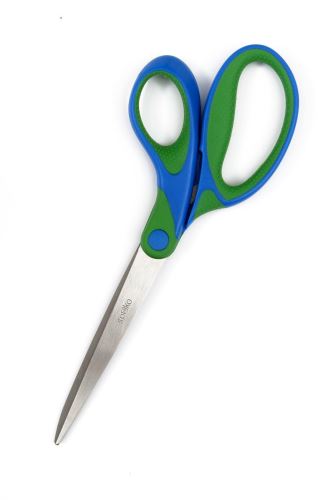Nůžky kancelářské Spoko 0534 Comfort , 21 cm, asymetrické, pogumovaný grip