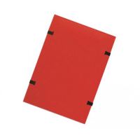 Spisové desky s tkanicí A4 červené prešpán