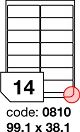 etikety 99,1x38,1 14 etiket arch/100 archů