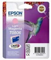 Epson T0806, světle purpurová, inkoustová náplň, originál