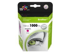 Brother LC1000M, purpurová, 22ml