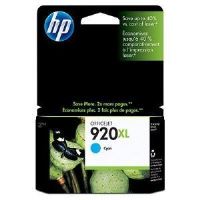 HP 920XL, CD972AE, azurová, inkoustová náplň, originál
