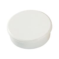 Magnet 38 mm bílý zalitý v plastu
