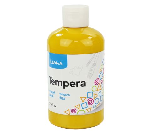 BARVY TEMPEROVÉ LUMA 250ML ŽLUTÁ TMAVĚ