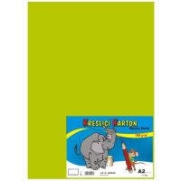 kreslící karton zelený A2 180gr. 1 list