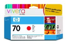 HP 70, C9456A, červená, inkoustová náplň, originál (1)