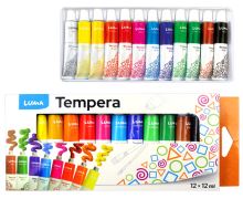 BARVY TEMPEROVÉ LUMA 12 BAREV
