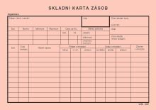 Skladní karta A5 - dvoustranná - na šířku