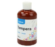 BARVY TEMPEROVÉ LUMA 250ML HNĚDÁ