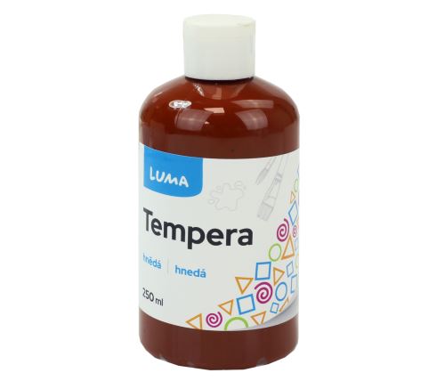 BARVY TEMPEROVÉ LUMA 250ML HNĚDÁ