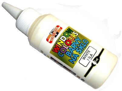 Barvy na sklo 60ml bílá