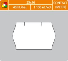 Cenové etikety Contact 25x16 zelené signální