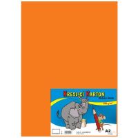 kreslící karton oranžový  A2 180gr. 1 list