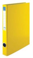 Pořadač 4-kroužek A4 3,5 cm žlutý PP/karton