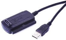 Kabel adapter USB- IDE/SATA 2,5&#39;&#39;/3,5&#39;&#39; redukce