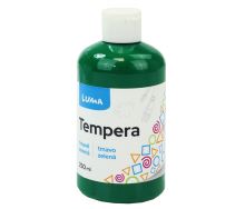 BARVY TEMPEROVÉ LUMA 250ML ZELENÁ TMAVĚ