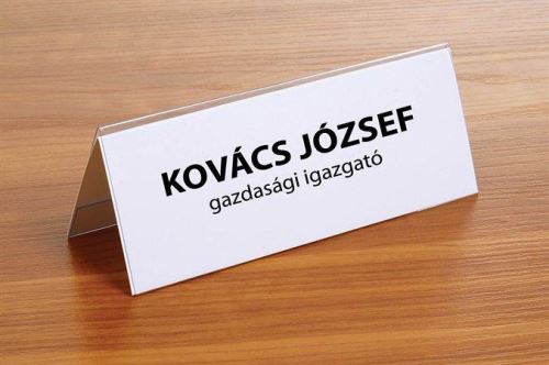 Jmenovka na stůl, 120x45 mm, FELLOWES