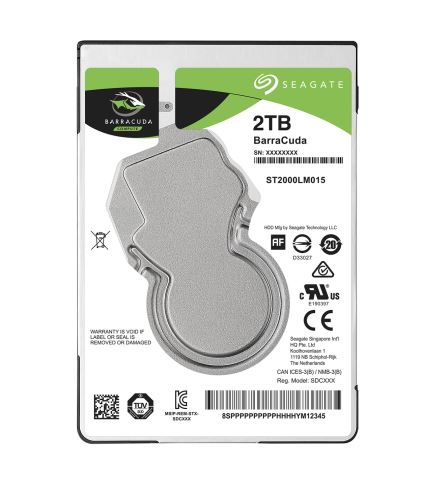 HDD 2,5" 2TB Seagate BarraCuda 128MB SATAIII 5.4k