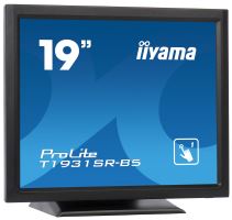 19" iiyama T1931SR-B5 - TN,SXGA,5ms,250cd/m2, 1000:1,5:4,VGA,HDMI,DP,USB,repro,výška.