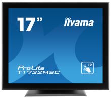 17" iiyama T1732MSC-B5X - TN,SXGA,5ms,250cd/m2, 1000:1,5:4,VGA,HDMI,DP,USB,repro.